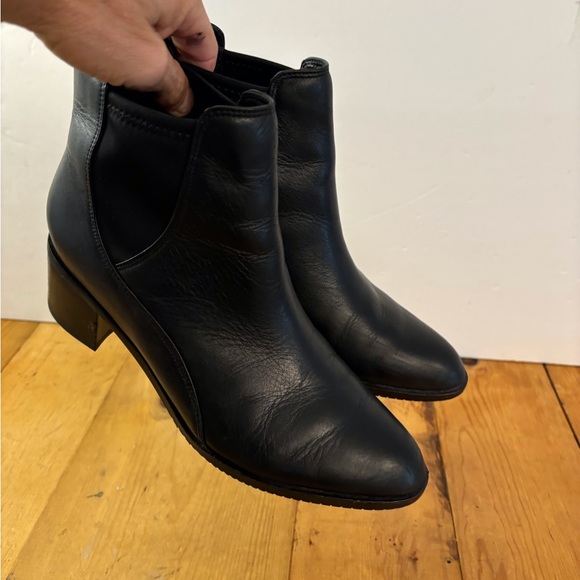 Clarks Shoes - Clarks Ankle Charming Lola Women’s Booties Boots SZ 8 M, Black Leather Pointed